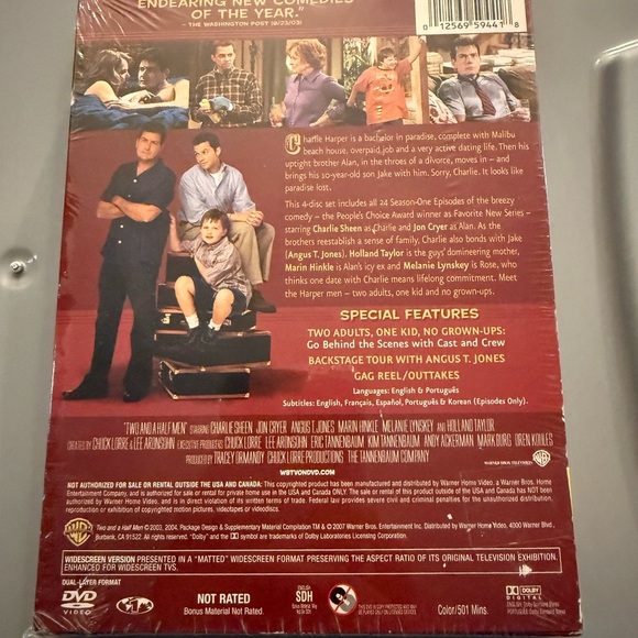 Two and a Half Men Season 1 DVD - Picture 2 of 2